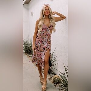 Le Lis Floral Cut Out Dress